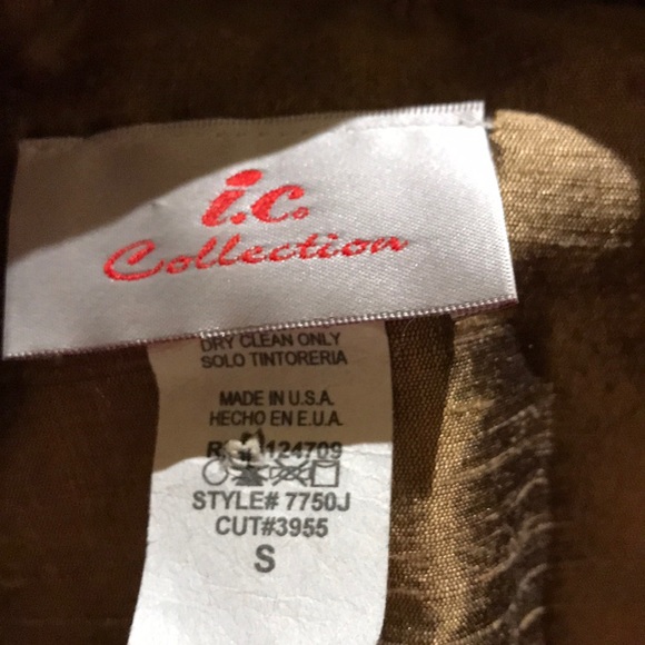 Bronze Silk Jacket - Picture 6 of 7